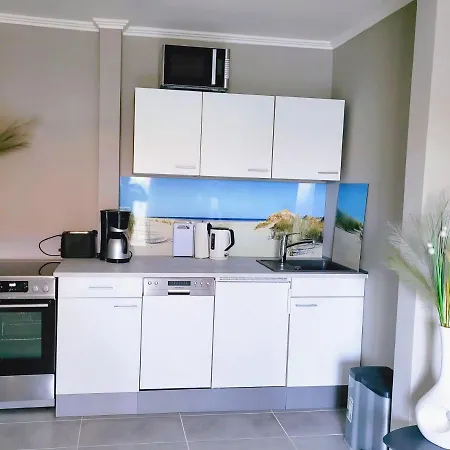 2 Zi-Terrassenwohnung Windsbraut TOP LAGE, WLAN Büsum Exterior foto